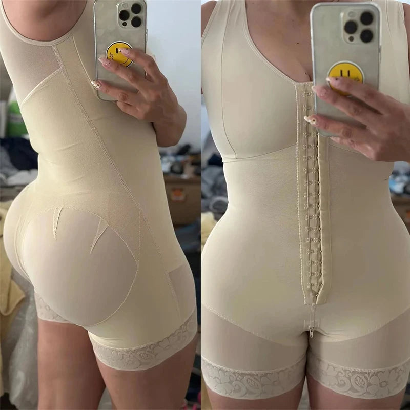 Tummy Control Waist Trainer Bodysuit